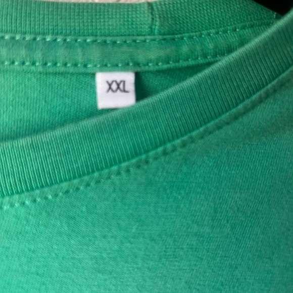 Lindbergh Organic Cotton Green Long Sleeve Shirt “Copenhagen” Logo Men’s - Picture 5 of 7
